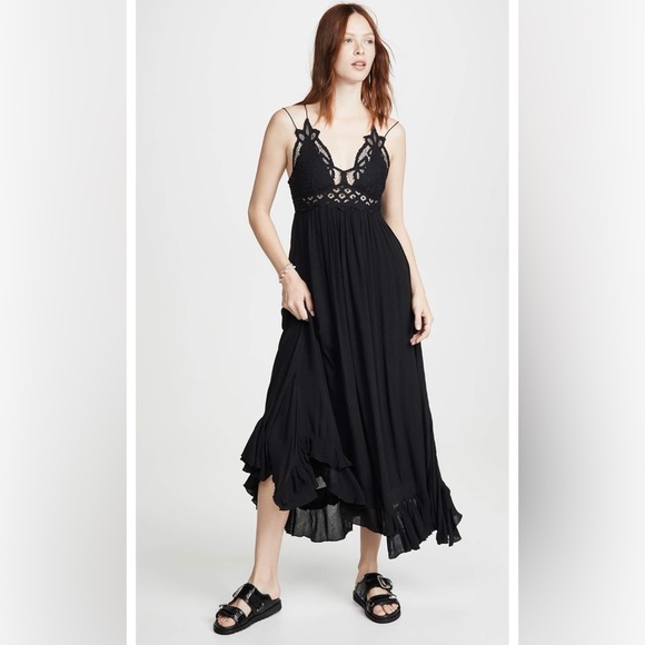 FREE PEOPLE
Adella Lace Trim Midi Dress - Picture 15 of 15
